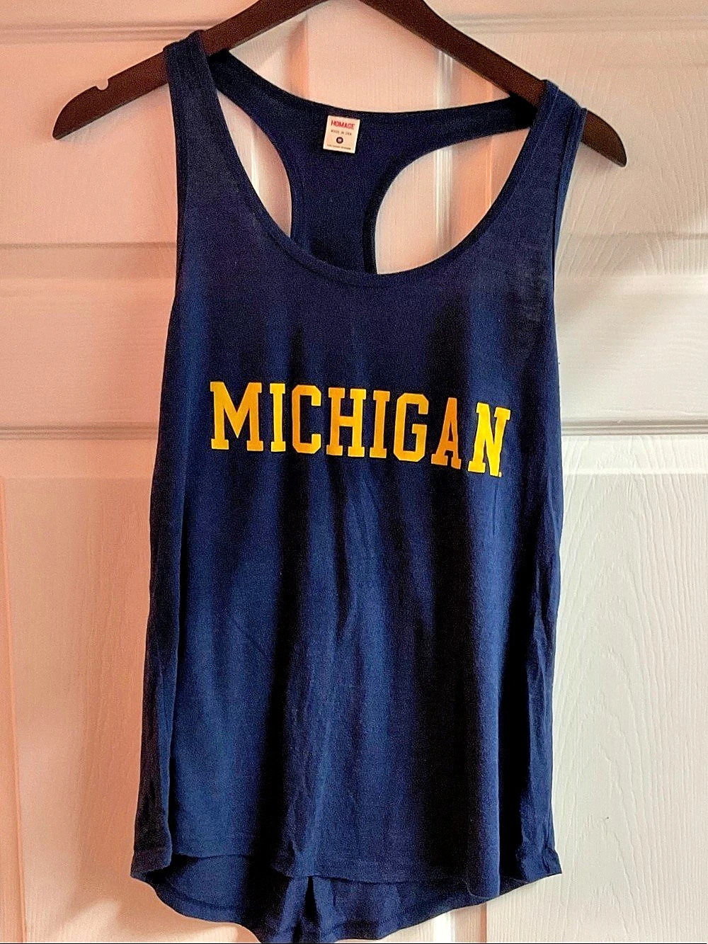 Homage University of Michigan Tank Top Medium